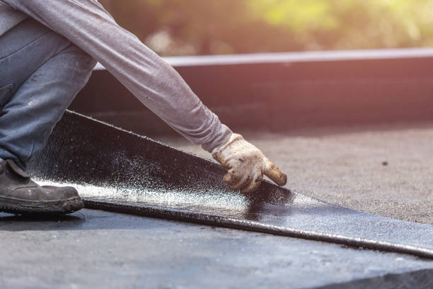 Professional Waterproofing technician working in Berrien Center, MI